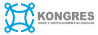 Logotyp: Kongres os&oacute;b z niepełnosprawnościami