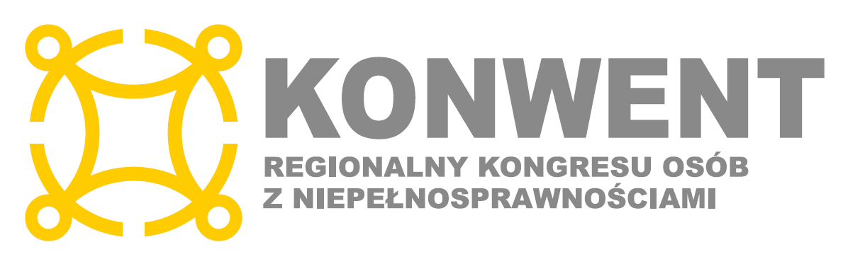 Logotyp: Konwent Regionalny Kongresu os&oacute;b z niepełnosprawnościami